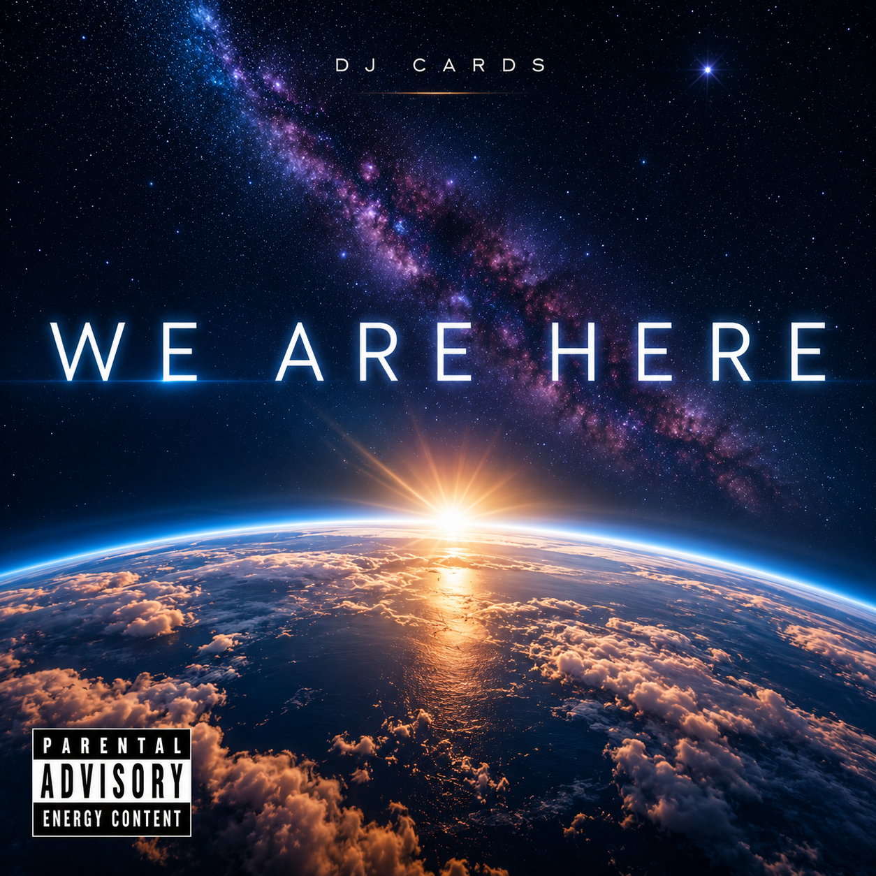 We Are Here by DJ Cards artwork - featured by Zillions Magazine